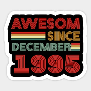 28th birthday awesom since december 1995 Sticker